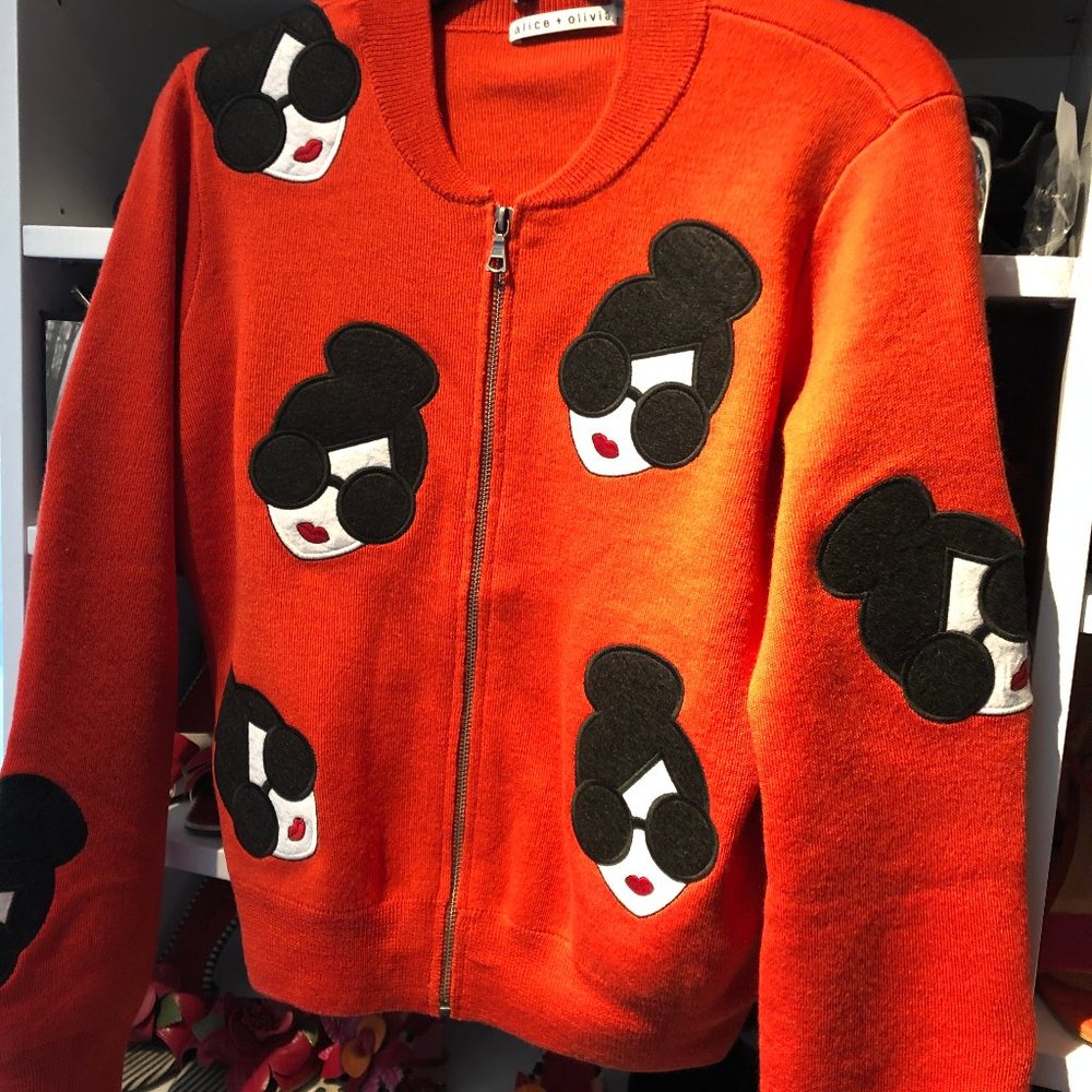 Alice + Olivia Stace Face Sweater